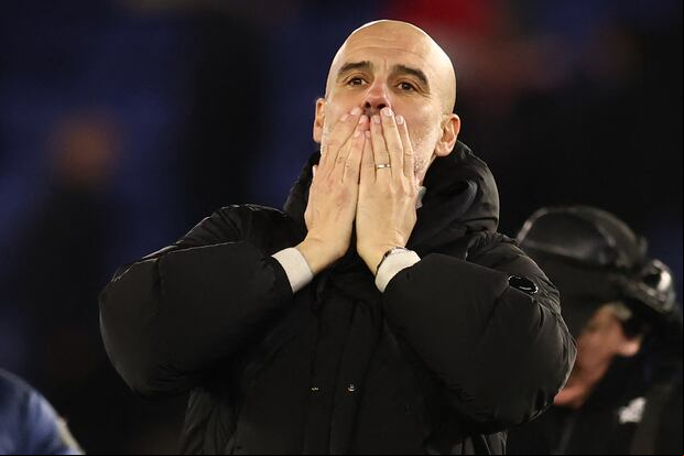 Pep Guardiola renovó su contrato con Manchester City hasta junio de 2027. (Foto: AFP)