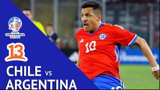 Canal 13 transmitió el Chile 0-1 Argentina por la Copa América 2024