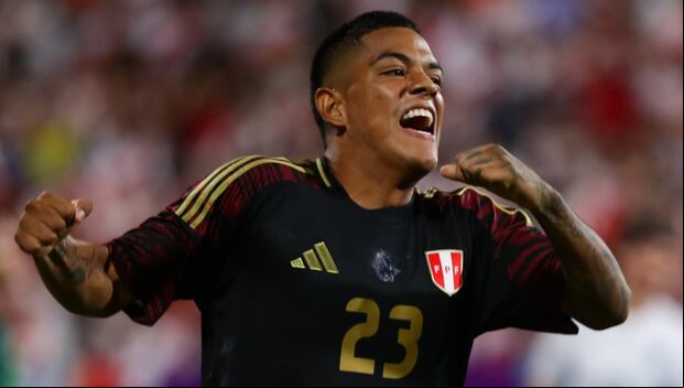 Joao Grimaldo hizo un gol en el triunfo por 2-0 de Perú sobre Nicaragua. (Foto: Jesús Saucedo / GEC)