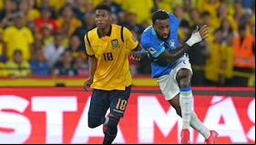 Ecuador y Brasil se enfrentan en Guayaquil. (Foto: FEF)