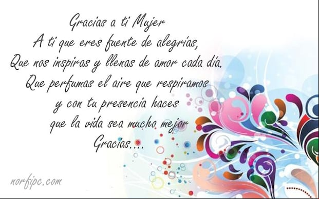 Día de la Mujer 2022: frases, poemas y tarjetas para compartir por WhatApp, Facebook y redes sociales (Foto: Internet).