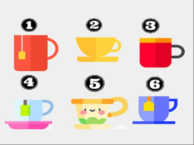 TEST VISUAL | Esta imagen te muestra seis tazas diferentes. Indica cuál prefieres. (Foto: namastest.net)