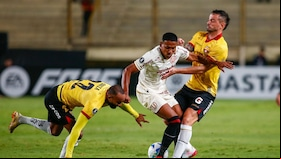 Universitario vs. Barcelona SC por la Copa Libertadores. (Foto: Fernando Sangama)