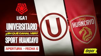 Canal para ver Universitario vs. Sport Huancayo: Torneo Apertura 2025