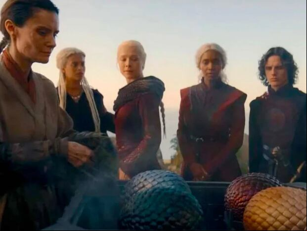 Los huevos que se muestran en la temporada 2 de la serie “House of the Dragon” (Foto: Max)