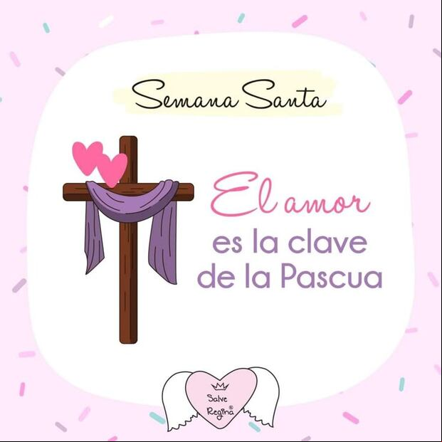 Imágenes por Semana Santa para compartir en redes sociales (Foto: Pinterest).