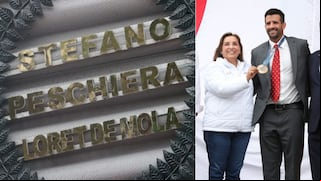 Stefano Peschiera galardonado con Laureles Deportivos en el Estadio Nacional