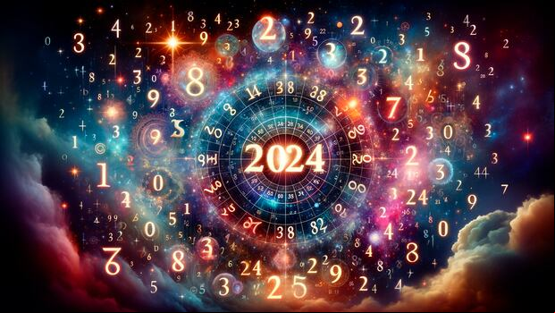 El 2024 está bajo la influencia del número 8. (Foto: Dall-E/OpenAI)