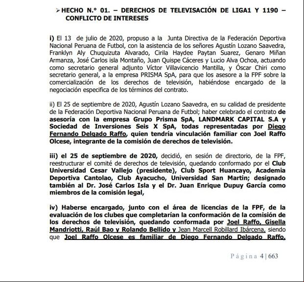 La Resolución Judicial del Corte Nacional de Justicia.