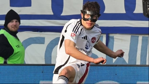 Fabio Gruber ha marcado un gol en lo que va de la temporada. (Foto: FC Núremberg)