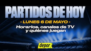 Partidos de hoy, lunes 6 de mayo: quiénes juegan, horarios y canales TV