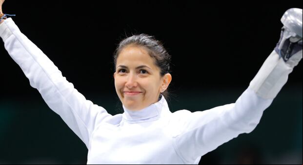 María Luisa ganó la medalla de plata en Santiago 2023. (Foto: captura)