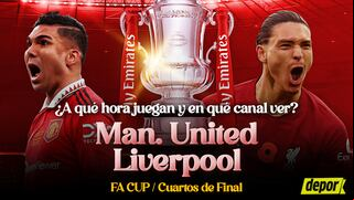 Manchester United vs. Liverpool: en qué canales de TV ver y a qué hora juegan