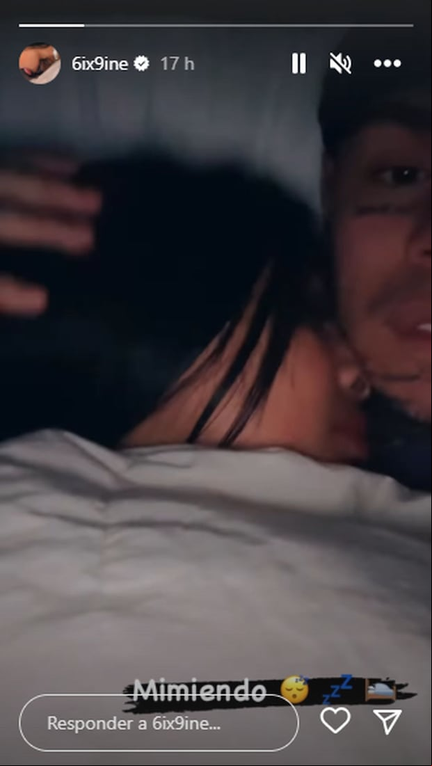 El clip del rapero junto a su amada Yailin la más viral (Foto: Tekashi 6ix9ine / Instagram)