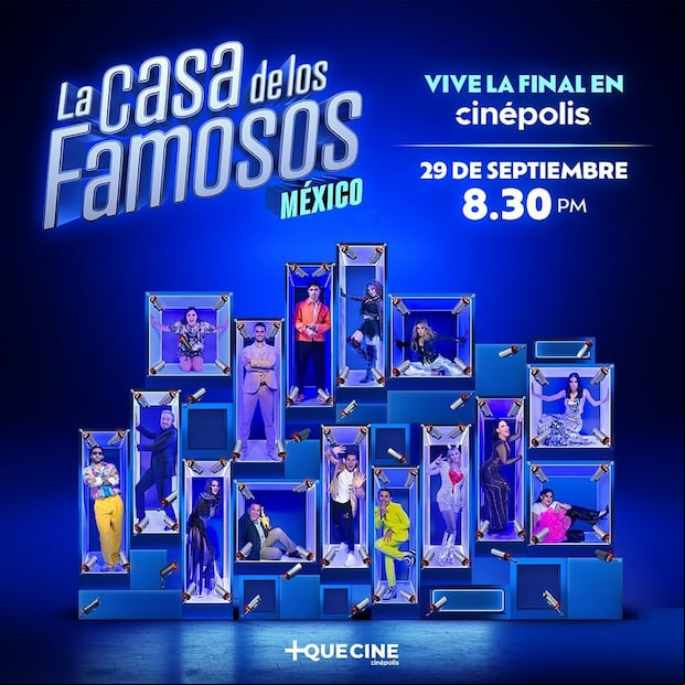 Cinepolis en México transmitirá la gran final de la Casa de los Famosos 2024 (Foto: Cinepolis/Instagram)