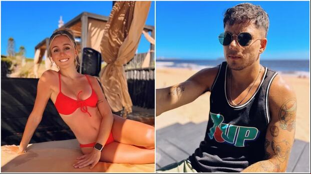 Foto que confirmaría que Lucas Blondel, y Morena Beltrán se encuentran juntos en una playa. (Foto: X).