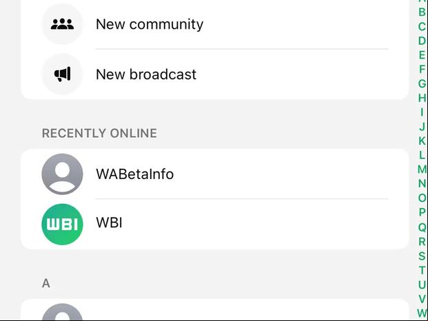 WHATSAPP | De esta manera WhatsApp te dirá si un o ha estado "en línea". (Foto: WABeta Info)