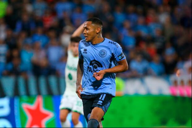 Bryan Reyna fichó por Belgrano en 2024 y es titular en el 'Pirata'. (Foto: Getty Images)