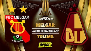 ¿A qué hora ver Melgar vs. Tolima por vuelta de Fase 2 de Copa Libertadores 2025?