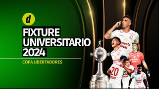 Universitario: fixture, fechas y horarios en la Copa Libertadores 2024
