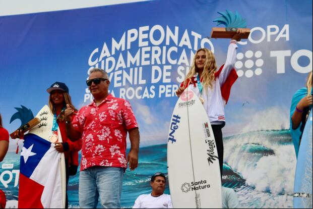 Perú obtuvo siete medallas de oro en el Sudamericano Juvenil de Surf 2024. (Foto: Difusión).