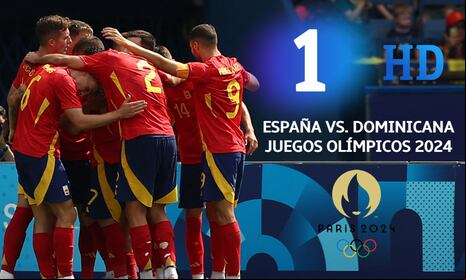 España vs. República Dominicana (3-1): video, resumen y goles del partido en París 2024