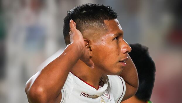 Edison Flores marcó en la 'Noche Crema'. (Foto: Universitario)