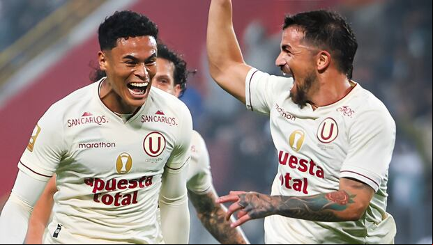 Gabriel Costa registra un gol con Universitario en el Torneo Clausura 2024. (Foto: Universitario)