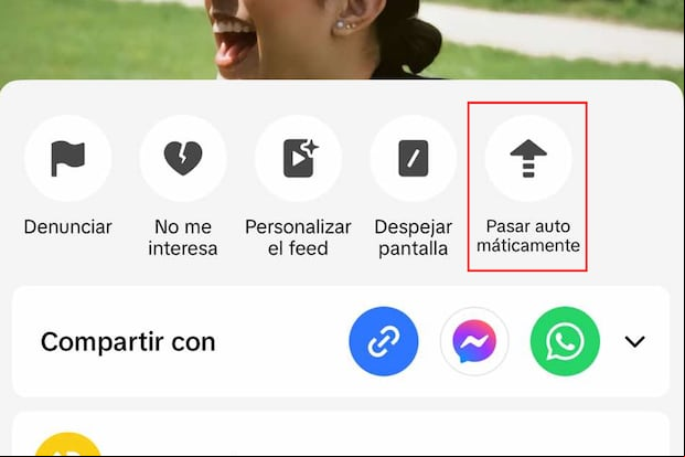 Solo tienes que pulsar sobre cualquier video y te aparecerá esta opción. (Foto: MAG)