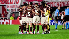 Universitario vs. River Plate por la Copa Libertadores. (Foto: Getty Images)