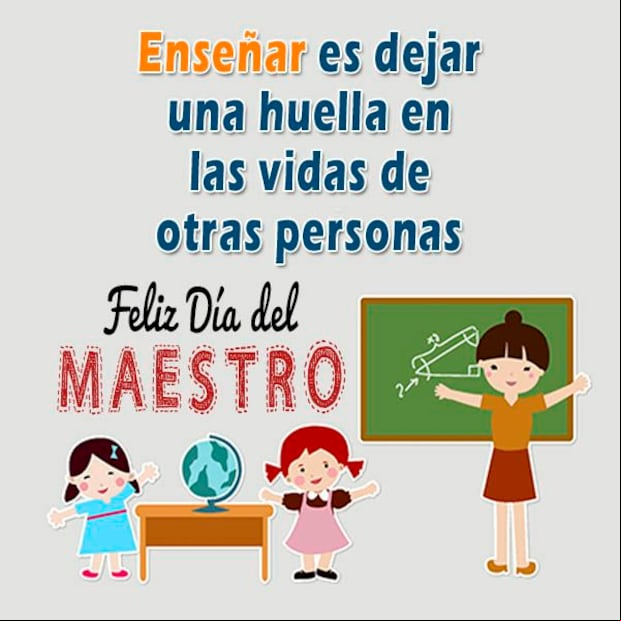 Imágenes por el Día del Maestro (Foto: internet)