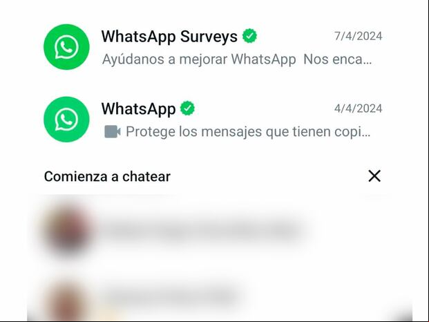 WHATSAPP | Así se muestra la nueva característica de WhatsApp. (Foto: MAG - Rommel Yupanqui)