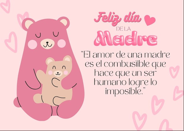 Comparte esta imagen con esa persona especial por el Día de la Madre y dale a conocer cuánto la quieres. (Foto: Composición Mix/Canva)
