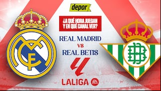 Real Madrid vs Betis: en qué canales TV ver y a qué hora juegan hoy por LaLiga