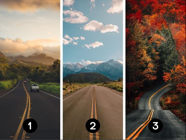 TEST VISUAL | Solo tendrás la posibilidad de escoger una carretera. (Foto: Composición Freepik / Depor)