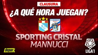 ¿A qué hora juegan Sporting Cristal vs. Mannucci?