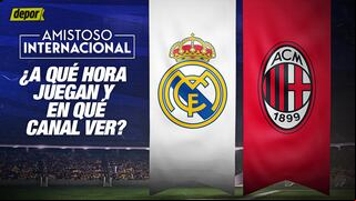 ¿En qué canal ver Real Madrid vs. Milan y a qué hora juegan el amistoso internacional?