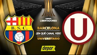 Canal para ver Universitario vs. Barcelona SC por Copa Libertadores