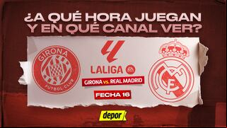 En qué canal ver Girona vs Real Madrid y a qué hora juegan hoy por LaLiga 2024