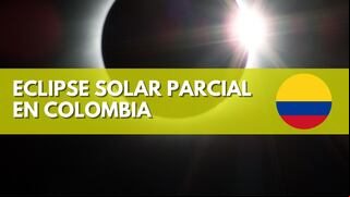 Así fue el eclipse solar parcial desde Colombia hoy, 8 de abril vía NASA TV