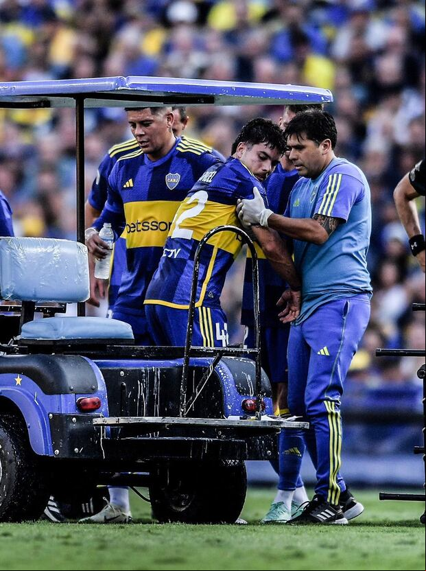 Lucas Blondel sufrió el fin de semana un esguince de rodilla derecha con ruptura del ligamento cruzado anterior.