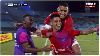 ¡De cabeza! Gol de Luis Ramos para el 3-0 de América de Cali vs. Racing por Sudamericana