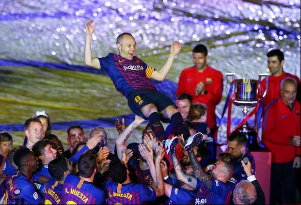 Andrés Iniesta y el día que lo despidieron del FC Barcelona.