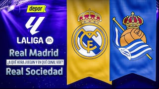 Real Madrid vs. Real Sociedad: canales de transmisión y a qué hora juegan