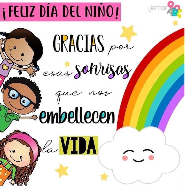 ¡Feliz Día del Niño! Las mejores imágenes y frases para dedicarle a los más pequeños este 30 de abril en México (Foto: Pinterest).