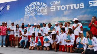 ¡En lo más alto! Perú obtuvo siete medallas de oro en el Sudamericano Juvenil de Surf 2024