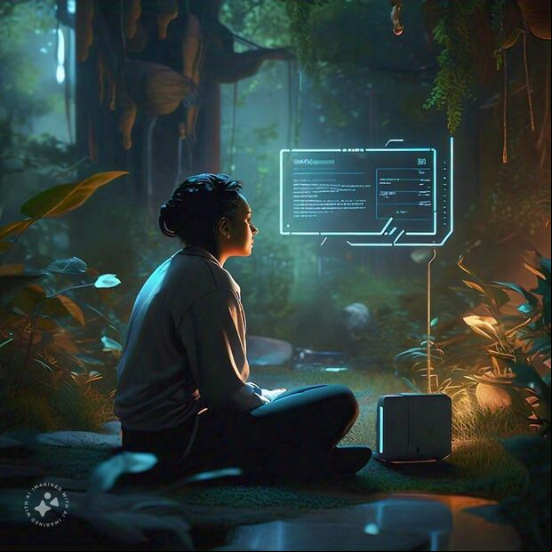 Dibujo hecho por Meta AI
