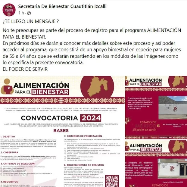 Alimentación para el Bienestar en México. (Foto: Gobierno de México)