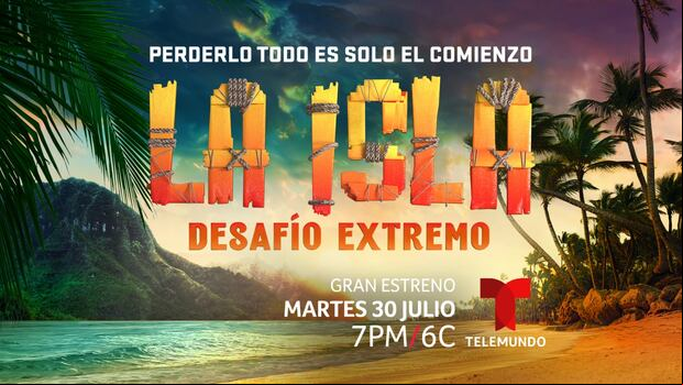 La imagen promocional de “La isla: Desafío extremo”, reality de supervivencia grabado en Turquía (Foto: Telemundo)