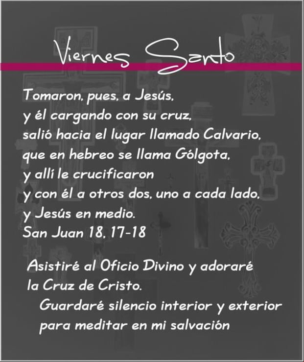 Imágenes para reflexionar en Viernes Santo. (Foto: Pinterest)